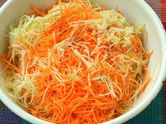 Салат из кабачков по-корейски на зиму