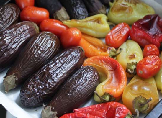 Сырая овощная икра