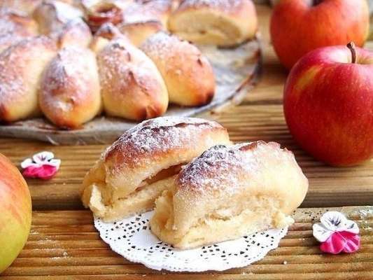 Разборной пирог с яблоками