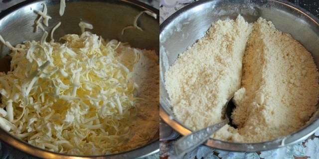 Абрикосовый насыпной пирог